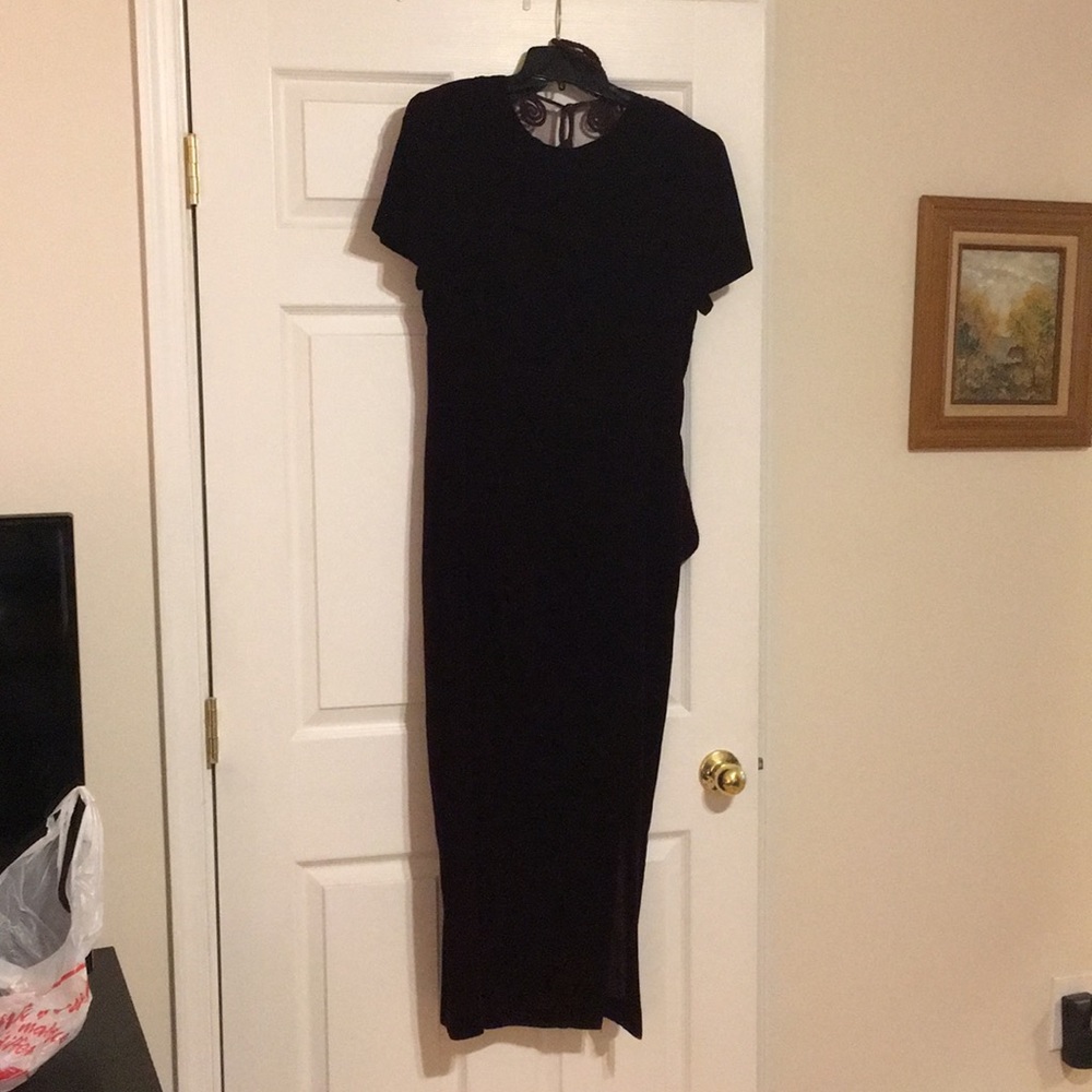 Maggy London Velvet Dress